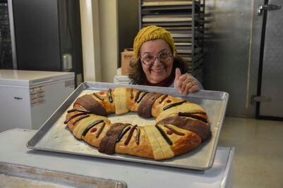 Una Rosca de Reyes que da trabajo a quienes más lo necesitan