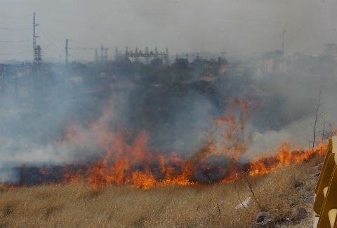 Bomberos controlan incendio