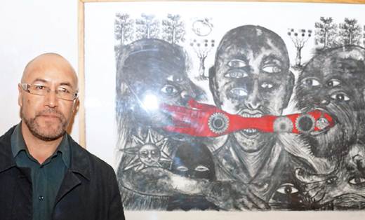 Rubén Maya abre taller de grabado