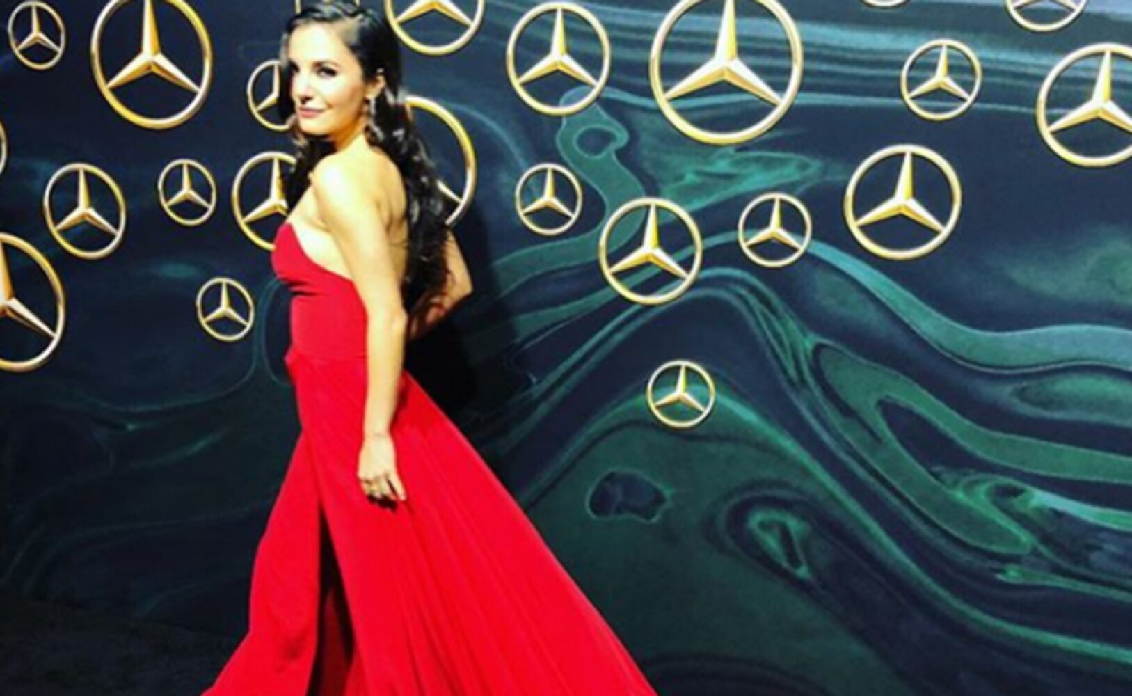 El vestido de Martha Higareda en los Premios Oscar 2018