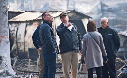 “No volverá a producirse un incendio así de devastador": Trump