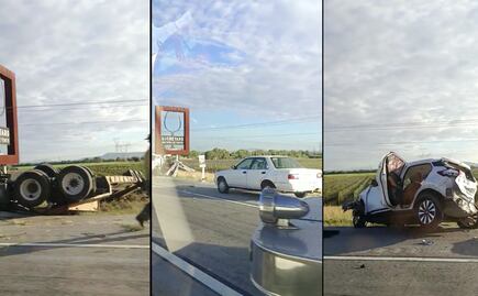 Reportan accidente en la carretera 57, a la altura de Cava 57