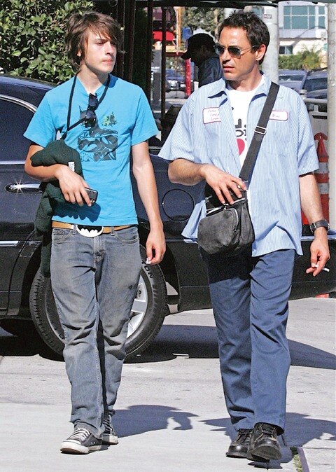 El hijo de  Robert Downey Jr., culpable