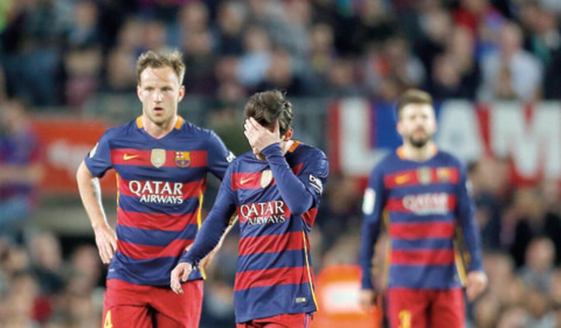 Barcelona se derrumba