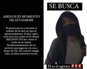 Denuncian agresión a una mujer en Milenio III; el presunto responsable sería un lavacoches
