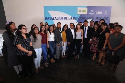 Luis Nava encabeza instalación de la Red Estudiantil por la Paz 