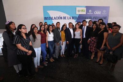 Luis Nava encabeza instalación de la Red Estudiantil por la Paz