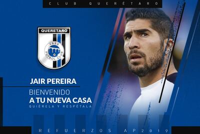 Jair Pereira ficha con Gallos Blancos