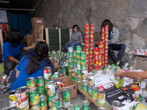 Destacable apoyo a damnificados