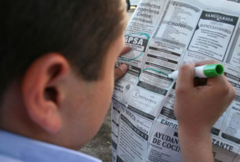 60% de desempleados son jóvenes