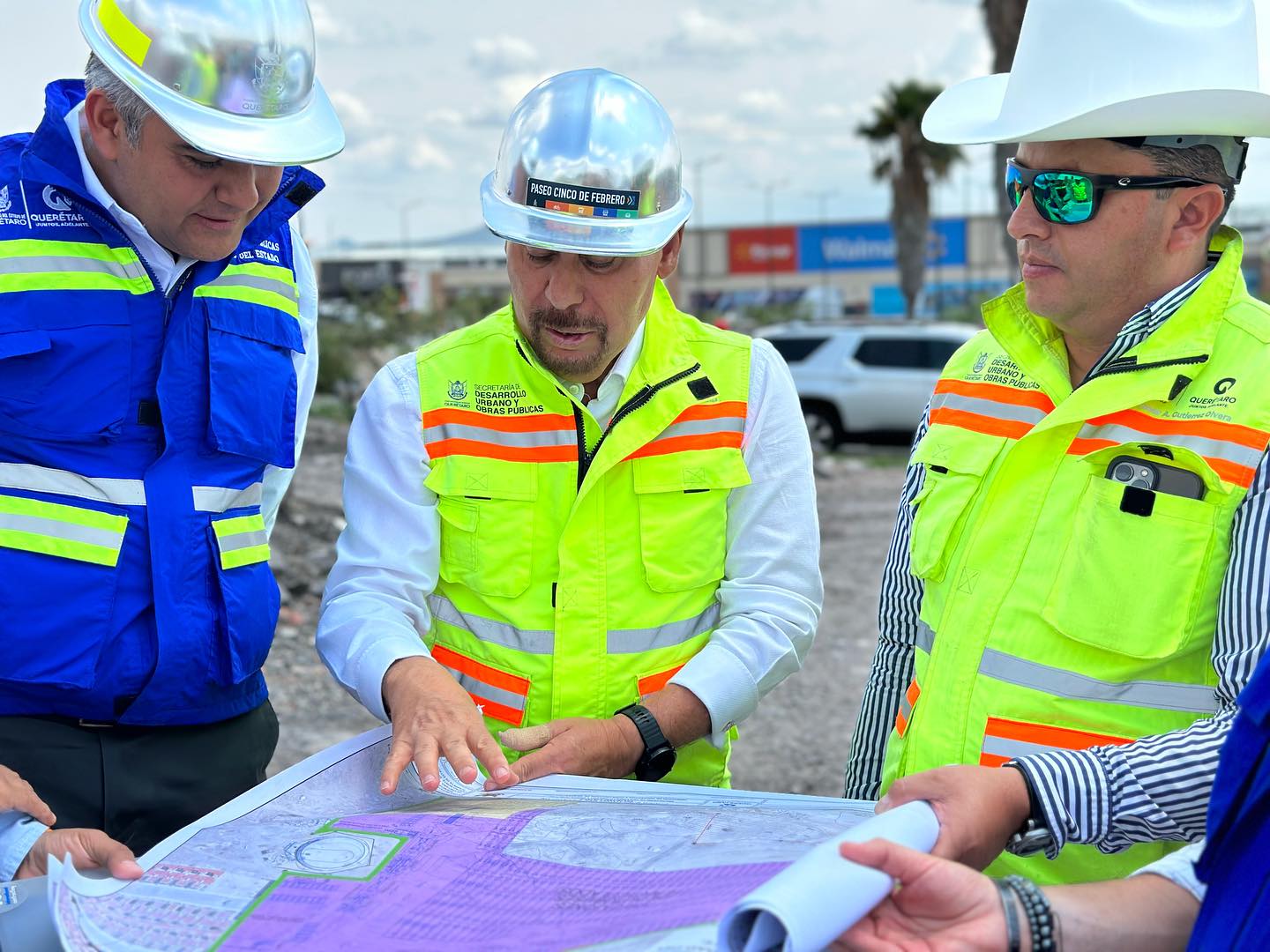 Obras en la capital de Querétaro