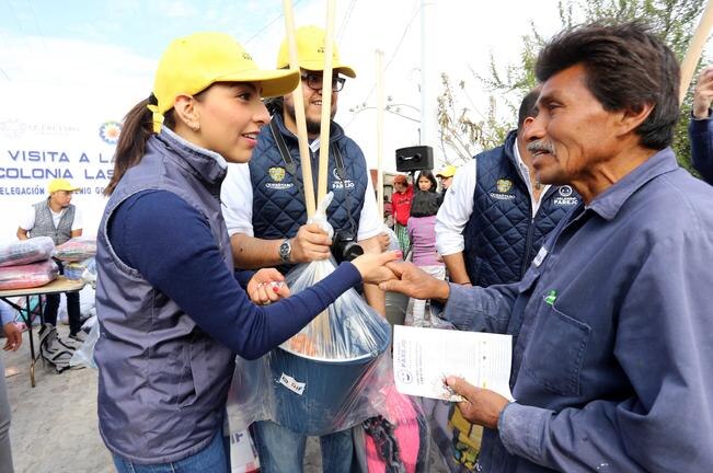 Entrega DIF apoyos a 500 familias de Las Margaritas