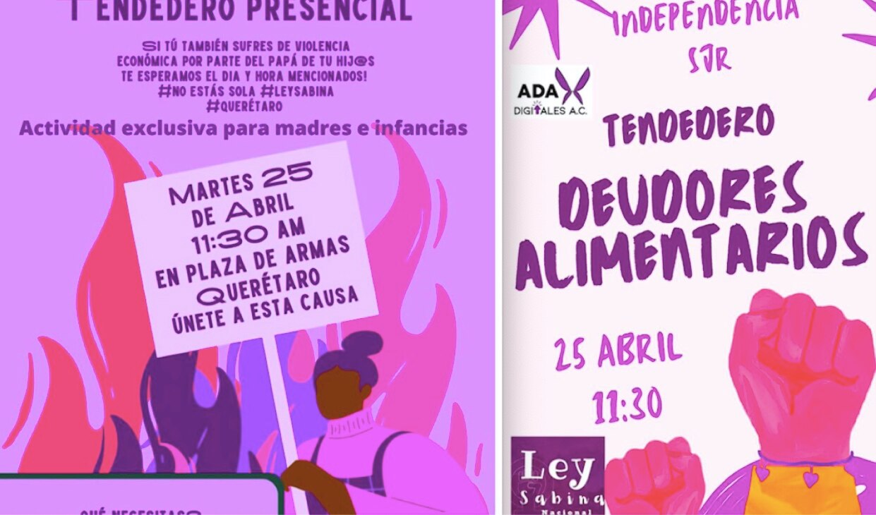 Video. Exhiben en tendederos a deudores alimentarios en Querétaro