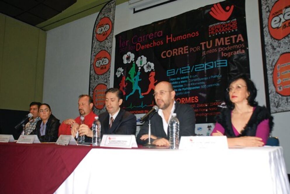 Presentan carrera por Derechos Humanos