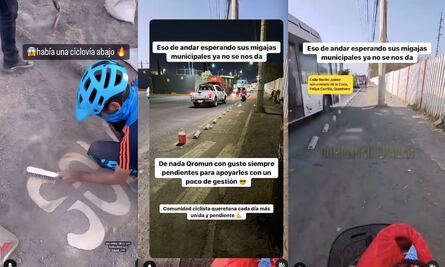 Hallan ciclovía en la capital de Querétaro; estaba cubierta de tierra