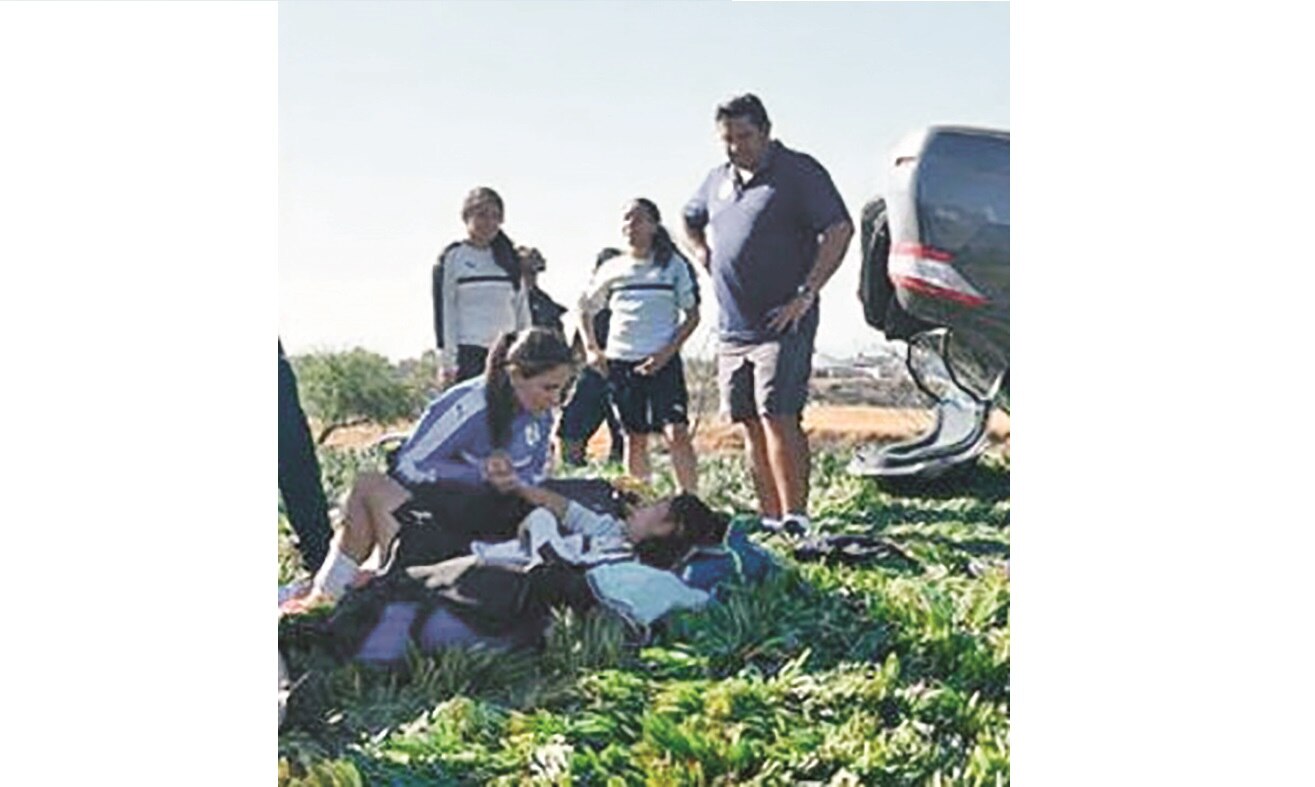 Gallitas sufren accidente vehicular
