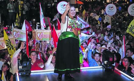 Xóchitl Gálvez: “Que Claudia no se desgarre las vestiduras”