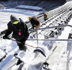 La NFL se prepara para eventual nevada