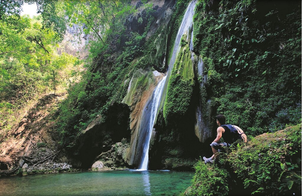 Foto: Archivo. Cascada El Chuveje, en Pinal de Amoles