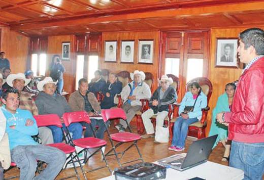 Conafor asesora a ejidatarios