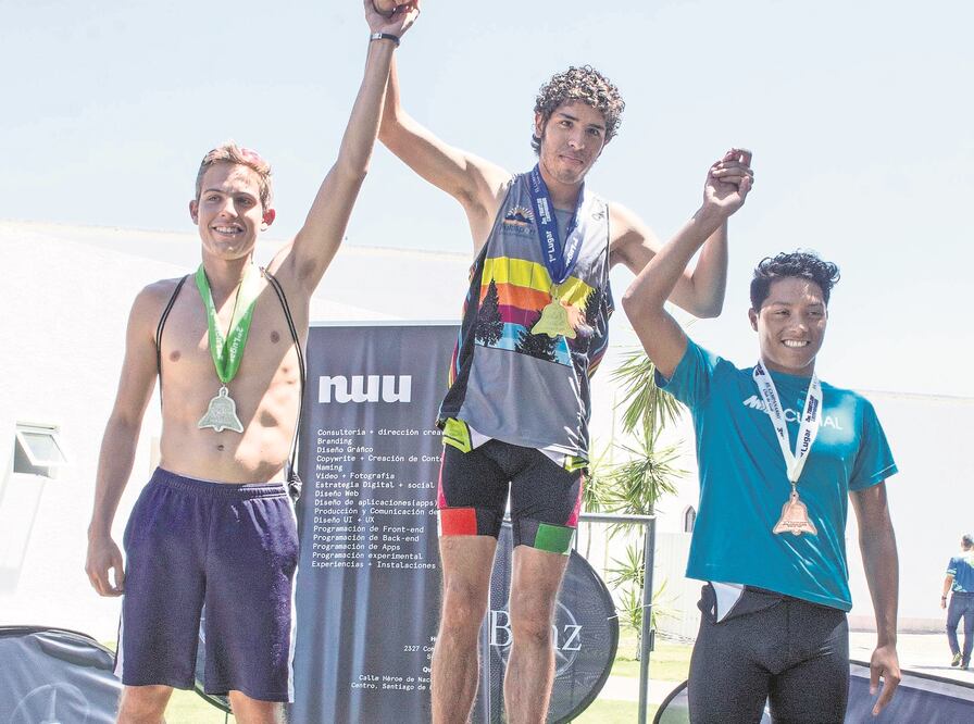 En el segundo Triatlón Campanario 2018 compitieron fraternalmente profesionales y amateurs