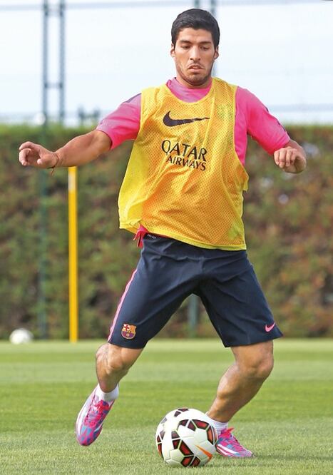 Primera práctica culé de Suárez