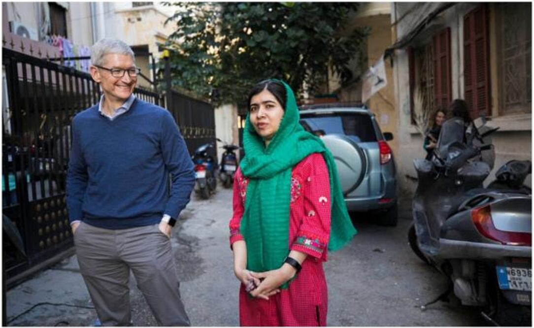 Tim Cook se unirá al Consejo de liderazgo de Malala Fund