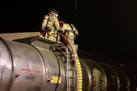 Investigan causas de explosión de pipa en Pie de Gallo, Sta. Rosa Jáuregui