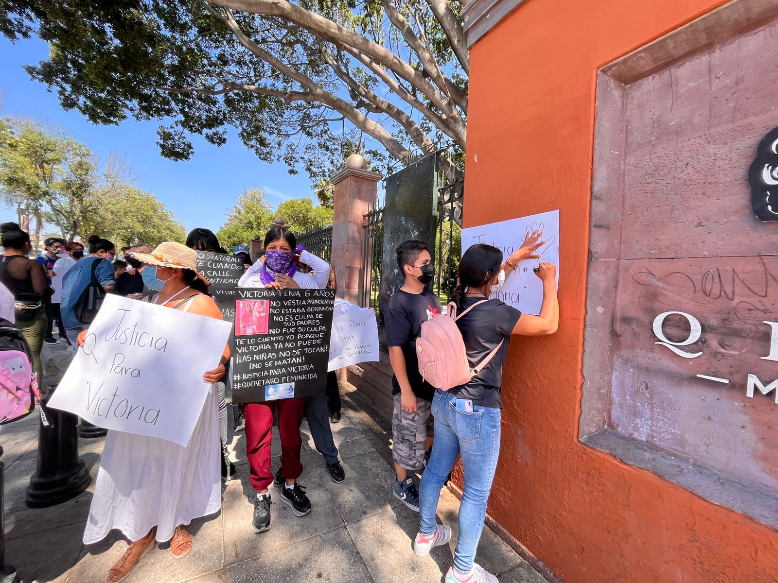 Comienzan las protestas en Querétaro; piden justicia para Victoria Guadalupe