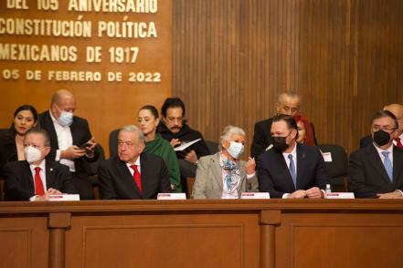 Ante el presidente López Obrador, gobernador de Querétaro llama a la reconciliación nacional 