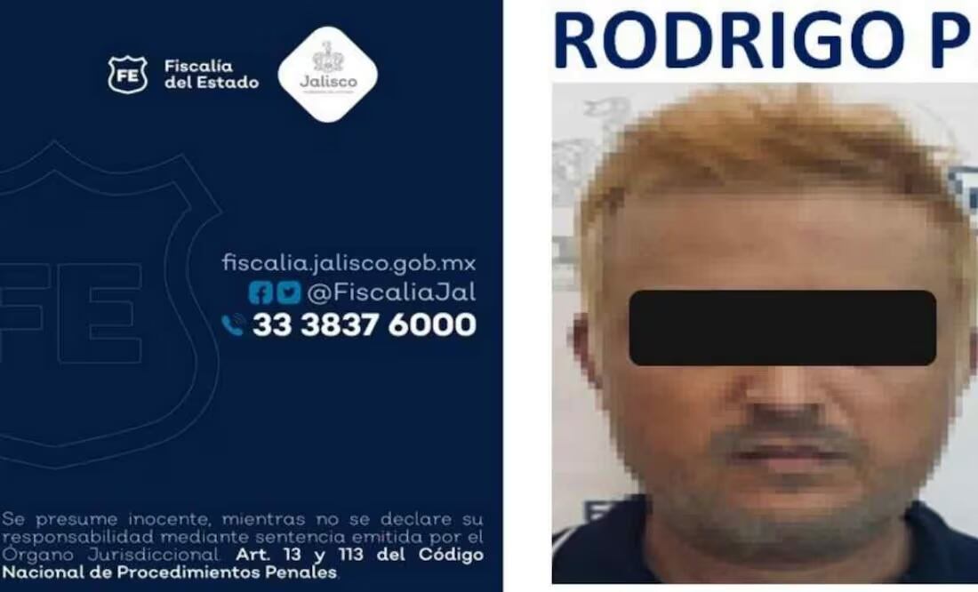 Al detenido se le dictó como medida cautelar la prisión preventiva oficiosa por un año. Foto: Especial