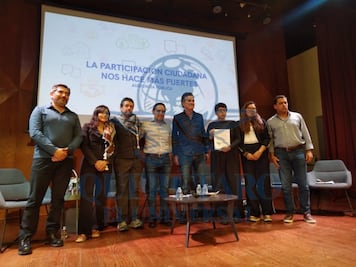 Entre cuestionamientos y manifestaciones, realizan la audiencia pública ciudadana sobre El Batán 