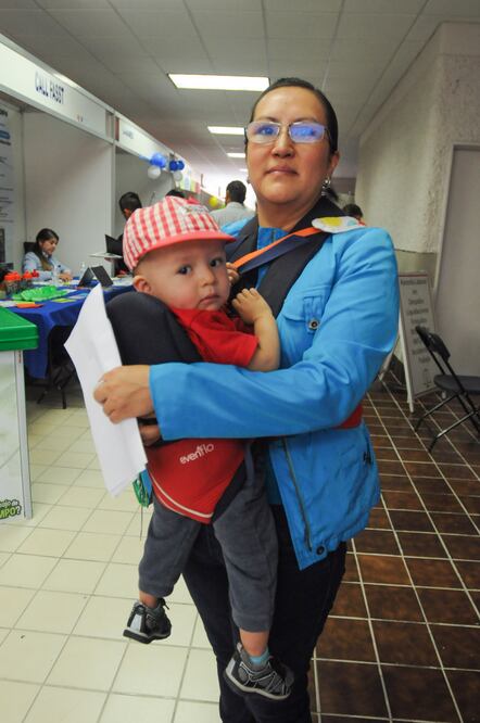 La ingeniera Brenda Chávez dejó de trabajar por su embarazo (RICARDO LUGO. EL UNIVERSAL)