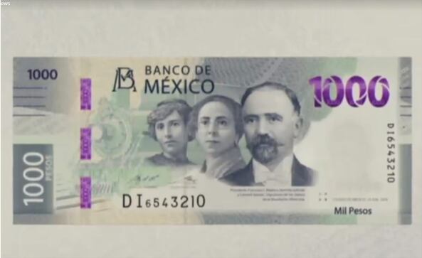 Así es el nuevo billete de mil pesos que Banxico pone en circulación