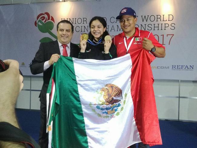 Natalia Botello es niña dorada