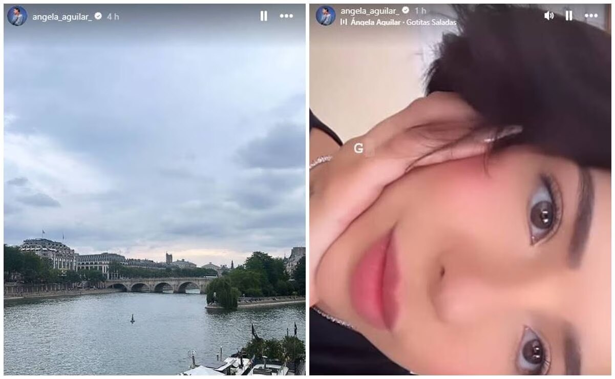 Ángela Aguilar comparte fotos desde París