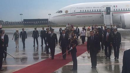 Enrique Peña Nieto arriba a la ciudad de París 