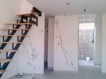 En riesgo viviendas de Lomas  San Ángel  