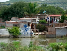 Desfogue de presa Centenario afecta viviendas en San Nicolás