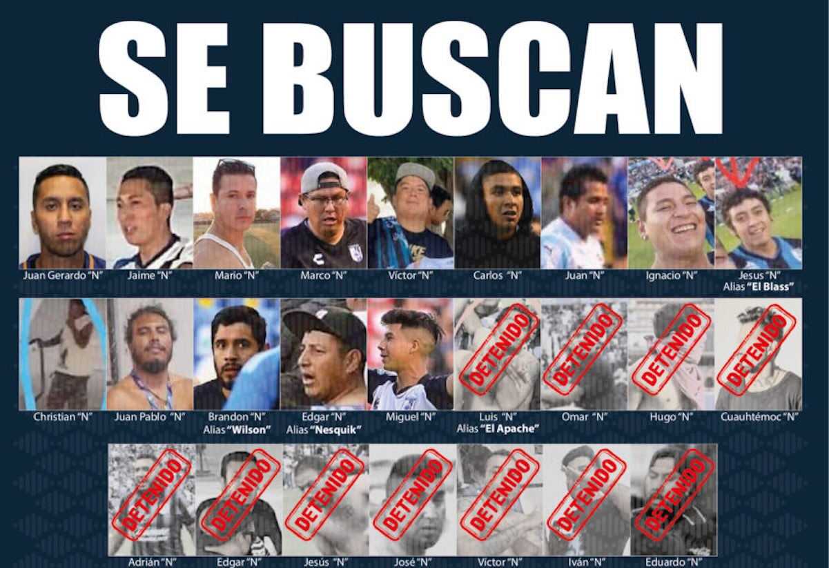 Fiscalía de Querétaro busca a los presuntos agresores del estadio Corregidora 