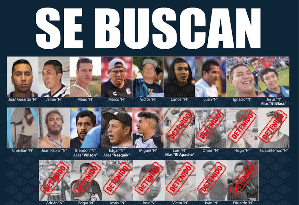 Fiscalía de Querétaro busca a los presuntos agresores del estadio Corregidora