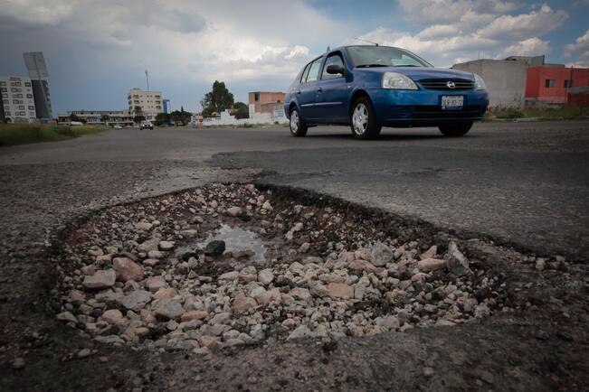 Baches, principal problema vial