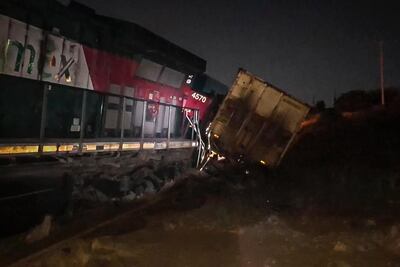 Tren se descarrila en El Marqués