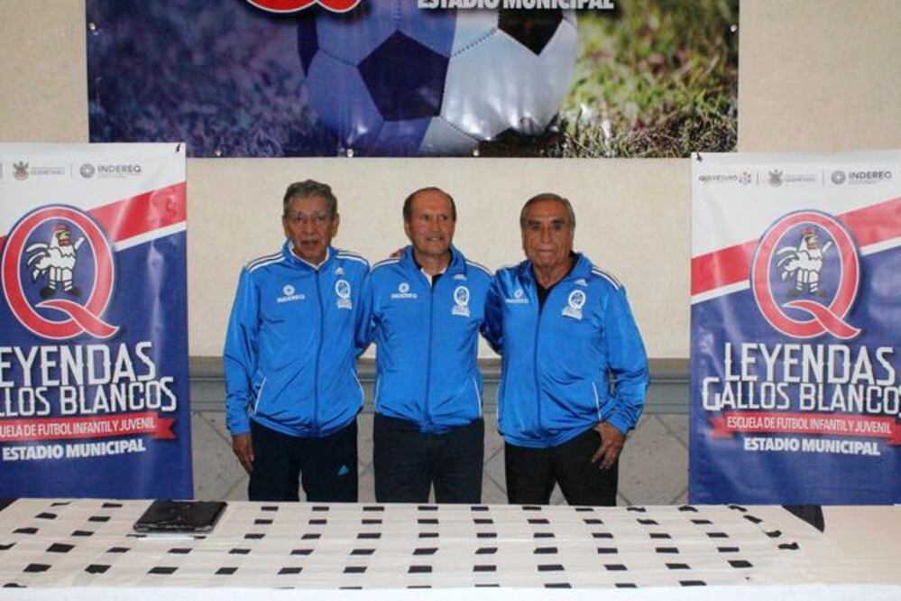 Los ex jugadores Justino González, Silvano Téllez, Jaime Álvarez y Ángel Morales podrán transmitir toda su sabiduría a los más chicos. (INDEREQ)