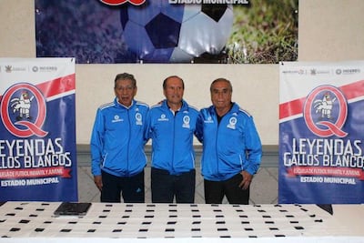 Leyendas de Gallos Blancos tendrán academia de futbol