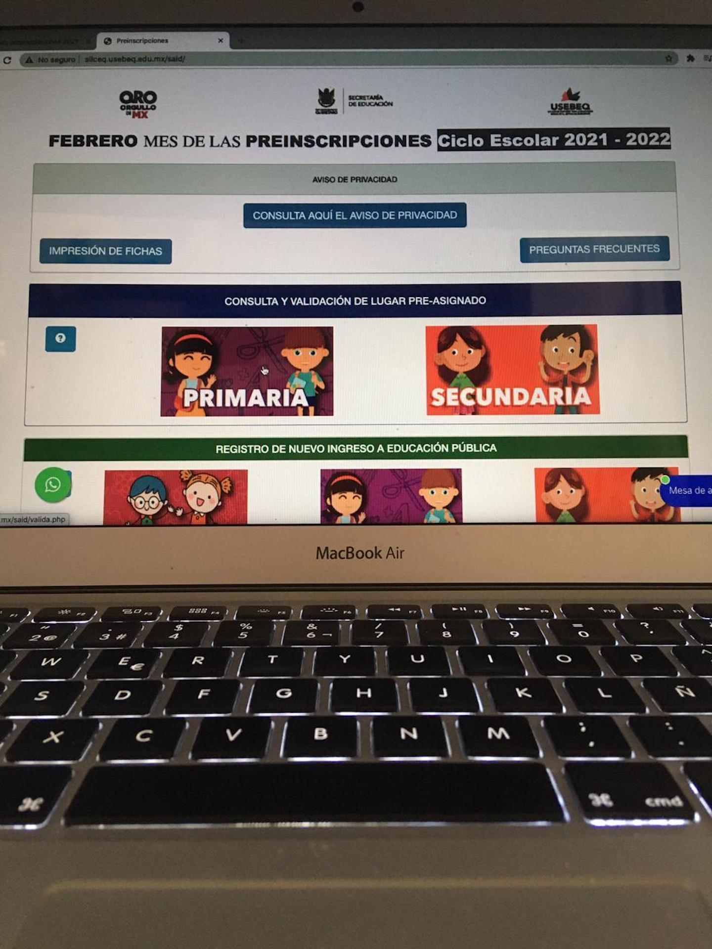 Preinscripciones a nivel básico terminan el 15 de febrero