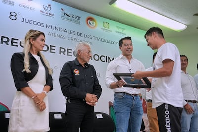 Querétaro celebra a sus campeones: atletas de la CTM ganan 76 medallas en los Juegos Mundiales de los Trabajadores en Grecia