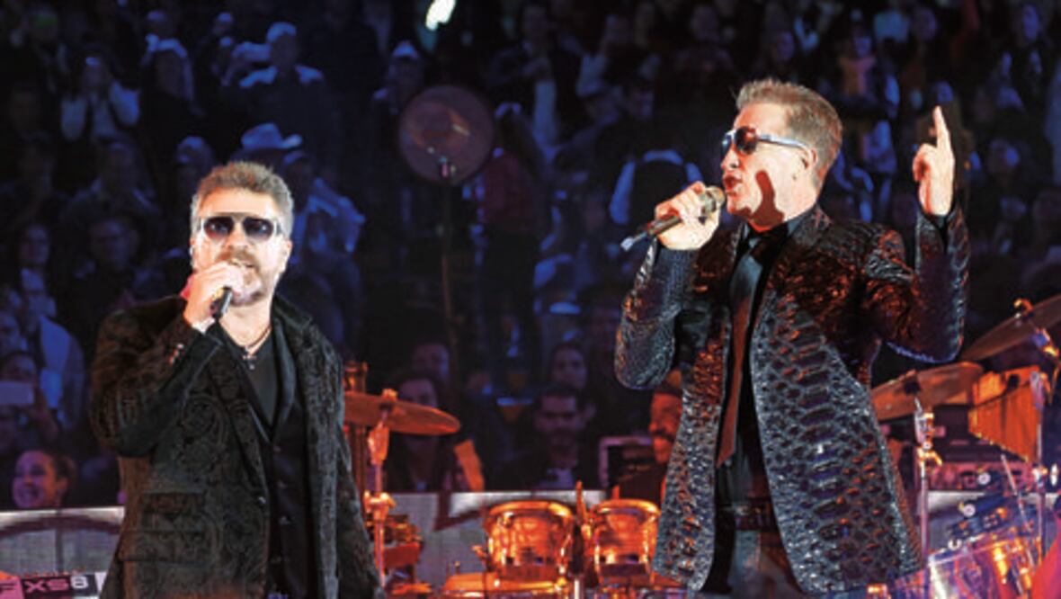 Emmanuel y Mijares: sold out en el palenque