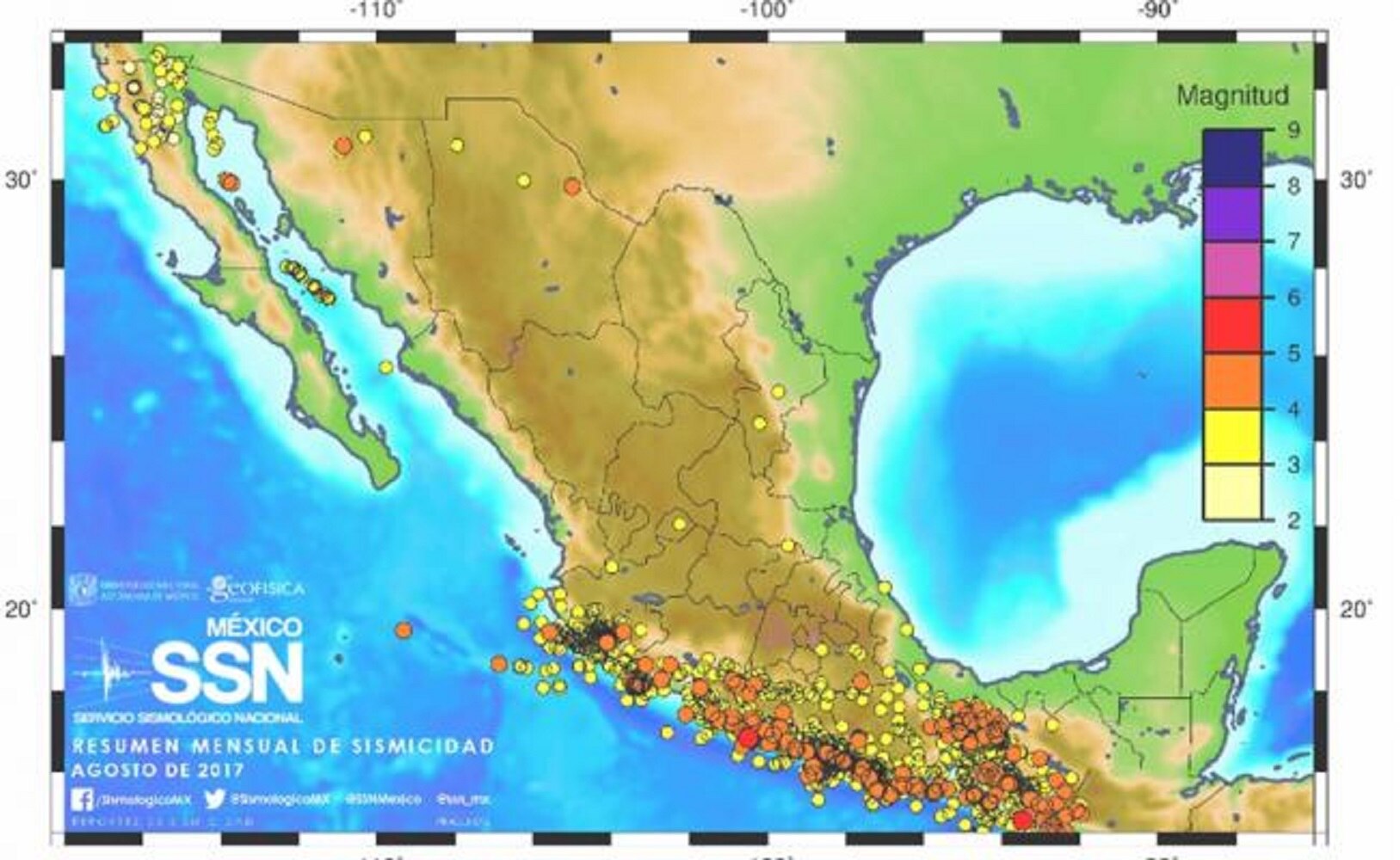 En México han ocurrido más de 12 mil sismos en los últimos tres meses