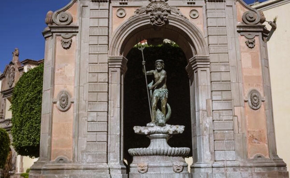 ¿Cuál es el origen de la fuente de Neptuno en Santiago de Querétaro? Conoce su historia